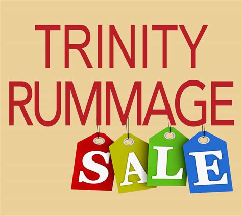 Annual Rummage Sale Set For April And Trinity Episcopal Church