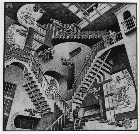 Escher Space The Final Frontier Mc Escher Escher Kuns