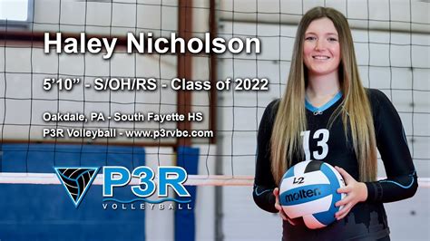 Haley Nicholson 2022 Sohrs Skills Video P3r Volleyball 17