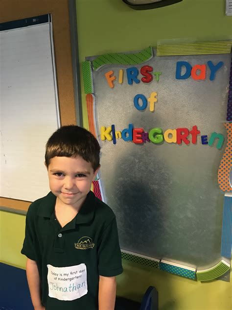 First Day Of Kindergarten Kindergarten Blog