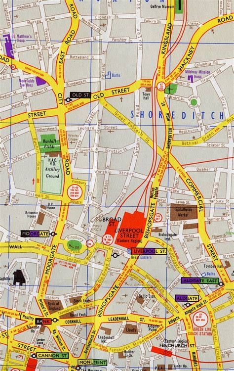 London Big Ben Map Geographia C1970 This Single Sheet Map Flickr