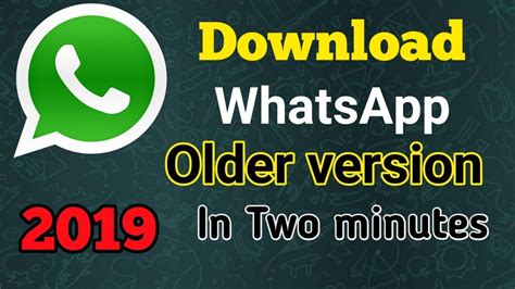 How To Download Whatsapp In Older Version Whatsapp Ko Older Version Me