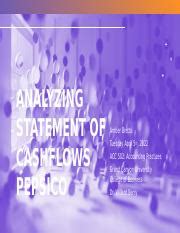 Analyzing Statement Of Cash Flows Pptx ANALYZING STATEMENT OF