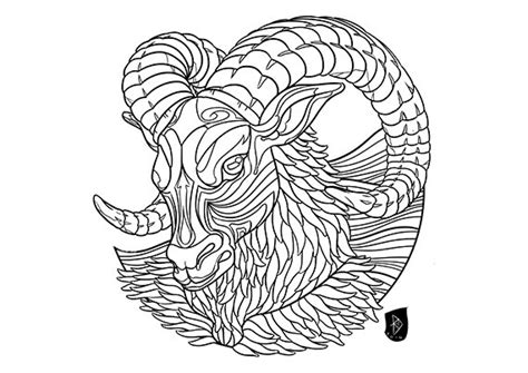 Download Aries coloring for free - Designlooter 2020 👨‍🎨