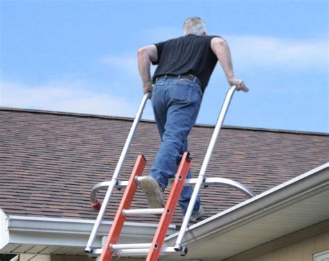 Ladder Roof Stabilizer And Hand Rail System Ladder Safety Rails™