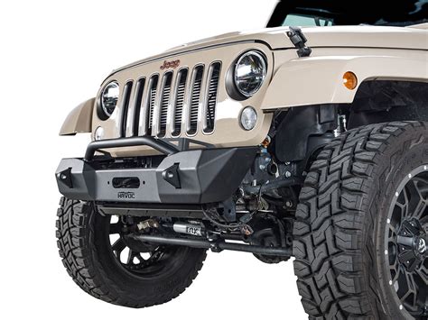 Havoc Offroad Eliminator JK Stubby Front Bumper w/ Bull ...