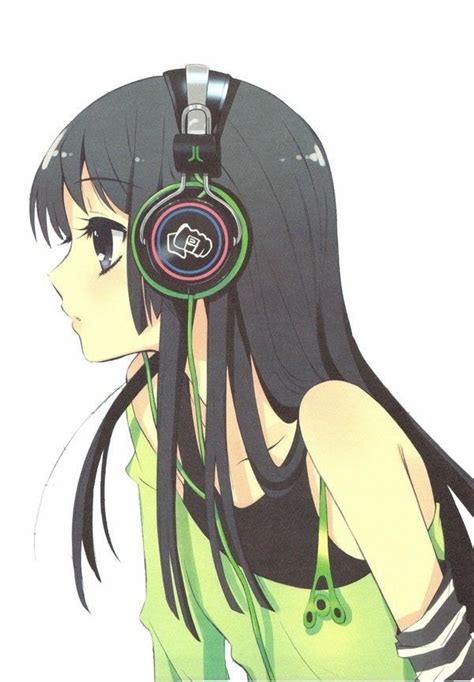 Chica Anime Escuchando Música Kawaii Anime Anime Drawings I Love Anime