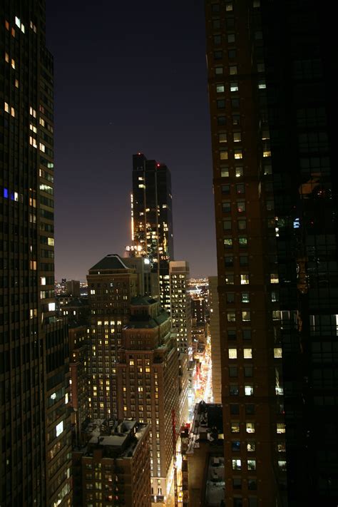 Fotos Gratis Arquitectura Horizonte Noche Edificio Rascacielos