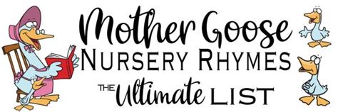 Mother Goose Nursery Rhymes Complete Index Laptime Songs