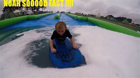 Giant Slip Slide Cornwall Youtube