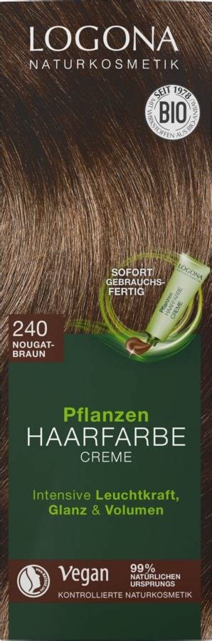 Logona Plants Hair Color Cream 240 Nougat Brown 150ml Cdon
