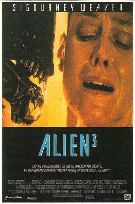 Alien 3 1992 Tt0103644 Carteles De Cine Aliens Cine