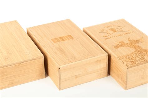 Bamboo X Bottle Wine Gift Box Sliding Lid Oak Room Wines