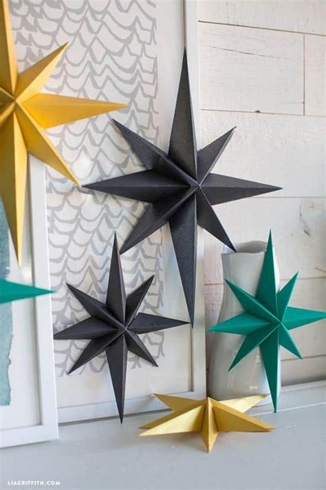 30 Diy Paper Star Decorations Ideas And Tutorials In