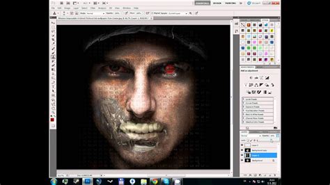 Photoshop Cs5 Terminator Zombie Effect Youtube