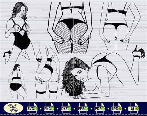 Sexy Woman Body SVG 3 Female Body Svg Girls Body Line Art Etsy UK
