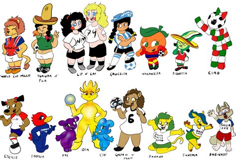 world cup mascots genderswap by d0lcez0mbie on deviantart mascot alvin and the chipmunks