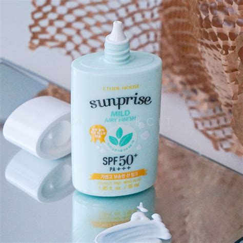 Review Etude House Sunprise Mild Airy Finish — Miracikcit