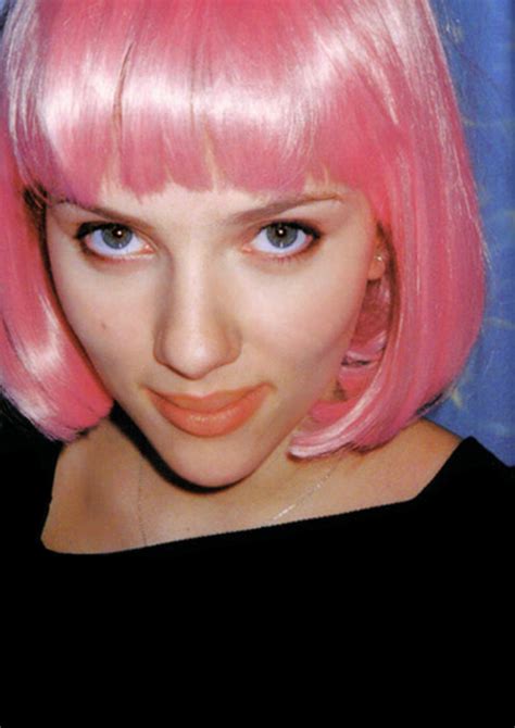 Pink Symbolism Pink Hair Pink Wig Scarlett Johansson