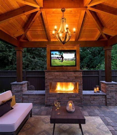 Hottest Outdoor Fireplace Designs Ideas For Barbecue Party 17