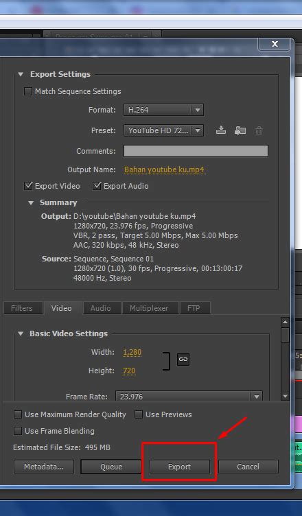 Otomatis file akan tersedia dan siap disunting. Cara Menyimpan File Video Di Adobe Premier Dengan Berbagai ...