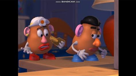 Toy Story 2 Mrs Potato Head Packing Things Inside Of Mr Potato Head