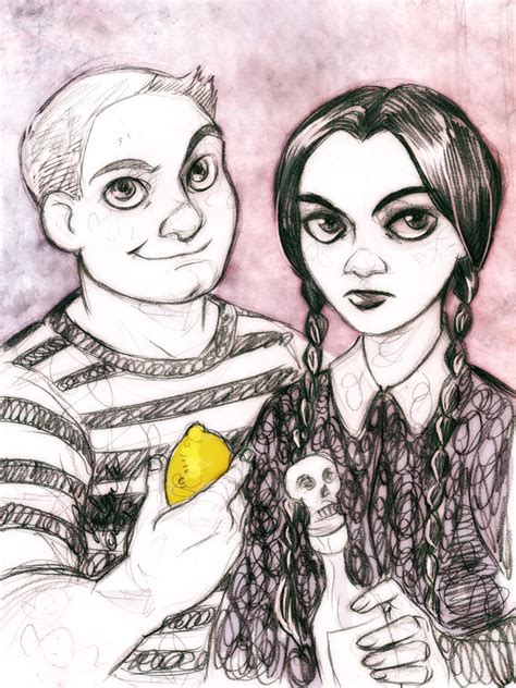 Pugsley And Wednesday By Drmistytang On Deviantart