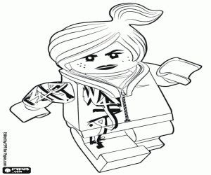 Lucy Will Be Emmet S Girlfriend Coloring Page Lego Movie Coloring