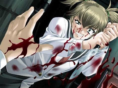 Bloody Psycho Anime Girl By Tophgiantess On Deviantart
