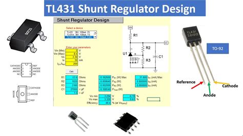 Tl431 Shunt Regulator Design For 33v30ma Youtube Youtube