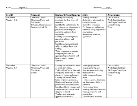 The goals of the ccss ela are broken out by grade and subject area. 17 Best Images of Grammar Worksheets 8th - 8th Grade ...