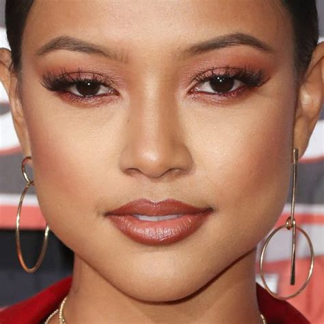 karrueche tran s makeup photos and products steal her style