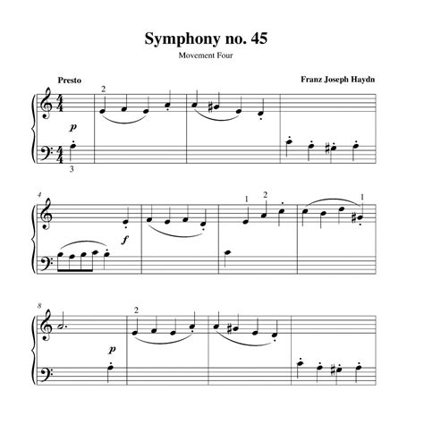 Haydn - Symphony no. 45 (Farewell)