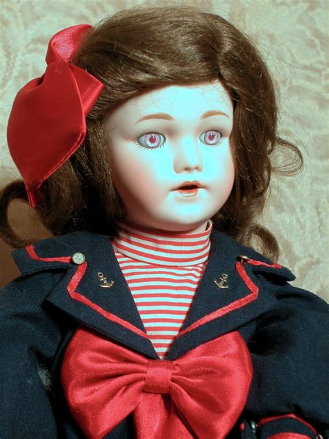 Antique Reproduction German Simon And Halbig Doll Beautiful Doll 15 Tall