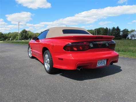 This 2002 pontiac firebird trans am convertible in bright red is the vehicle we did walk around review of today.thank you for checking out this video of. 2002 Pontiac Trans Am WS6 Convertible LOW Miles ...