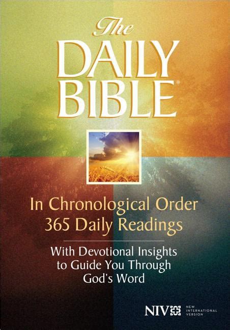 Daily Bible Niv In Chronological Order 365 Daily Readings With