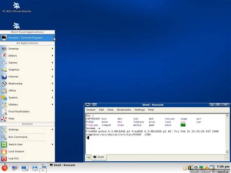 Operating System Screenshot Bsd Pcbsd15 12