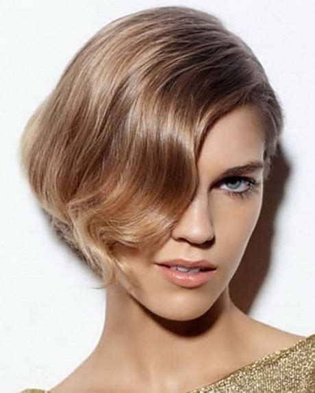 Layered and styled bowl cut. Short hairstyles names for women