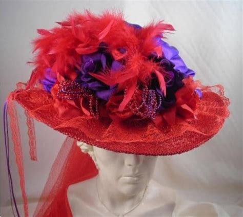 victorian red hat 536 roses and teacups red hats red hat ladies purple hats