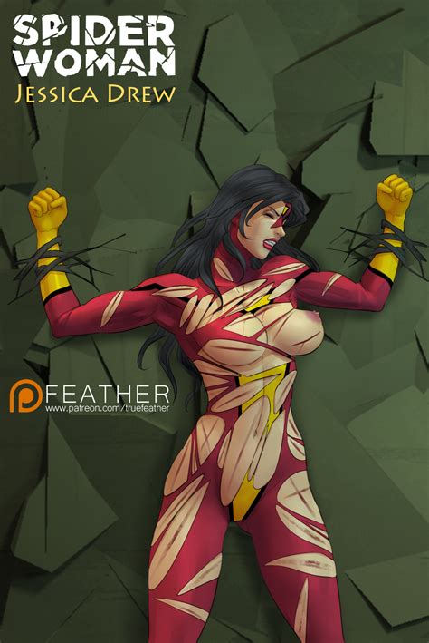 Spiderwoman Poster12 By Feather Dofantasy Hentai Foundry