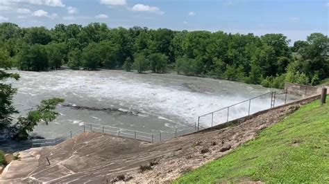 Partial Dam Failure Causes Lake Dunlap Water Level To Drop
