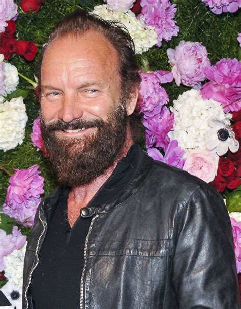 Sting Debuts A Bushy Beard Picture Celebs With Crazy Facial Hair
