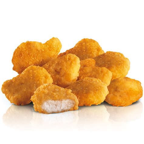Each nugget ships in a big orange box, and a full set is four pieces. Nuggets de Pollo | Manumar - Congelados de Primera Calidad