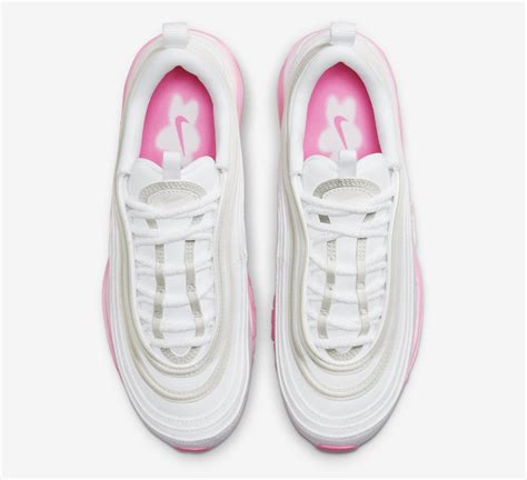 Nike Wmns Air Max 97 White Canvas Pink Chenille Fj4549 100