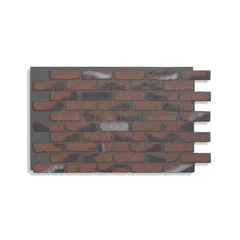 28 Faux Brick Panel Chicago Red