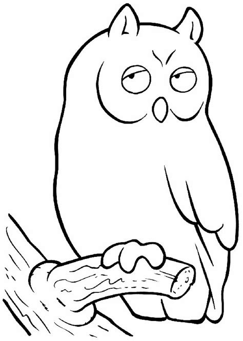 Imprima los dibujos para colorear de mirón y pinta los dibujos de mirón preparados para colorear en conmishijos.com. Búho mirón para colorear. Teby y Tib - Portal Infantil
