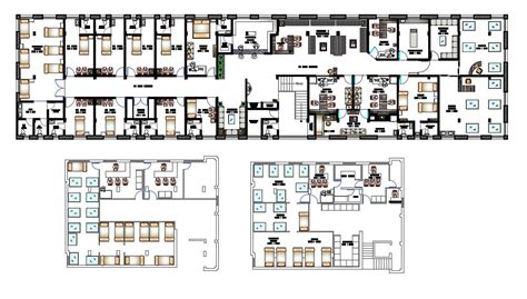 Best Dwg Drawing Small Hospital Design With Furniture Layout Autocad