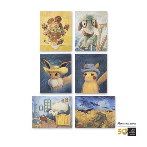 Pokémon Center Van Gogh Museum Pokémon Inspired by Paintings from