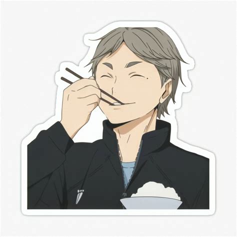 Sugawara Sticker Anime Printables Anime Stickers Cute Stickers
