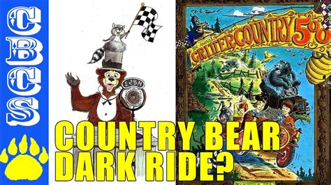 Country Bear Jamboree Disneyland Dark Ride Critter Country 500 Concept